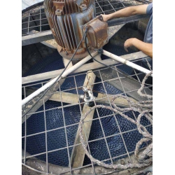 简阳华涛塑料饰件有限公司，两台良机宝鸡冷却塔填料更换宝鸡工程案例